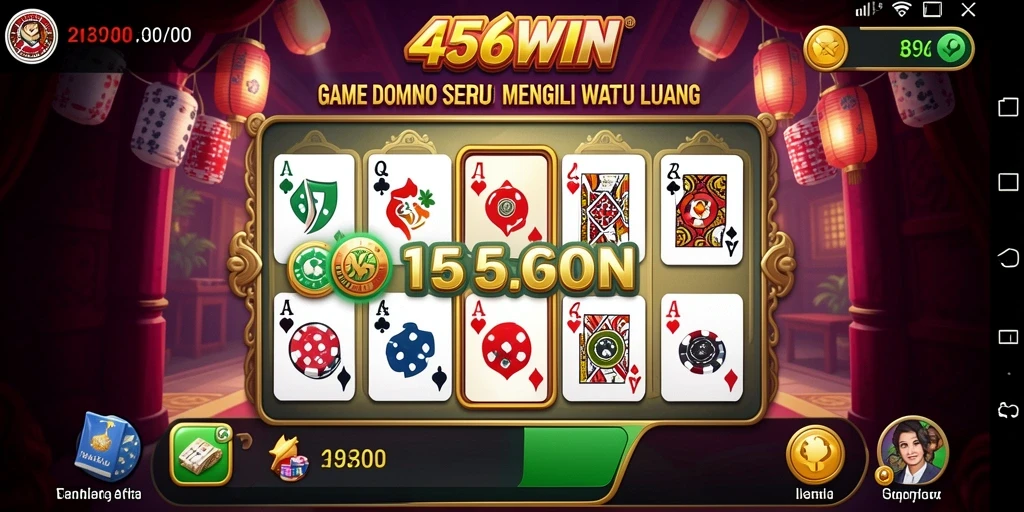 Gameplay menarik 456WIN yang menampilkan keasyikan bermain Domino.