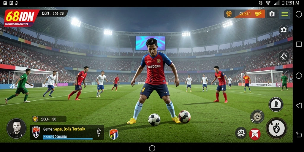 Pengalaman gameplay 68IDN yang mendebarkan dengan tim sepak bola.