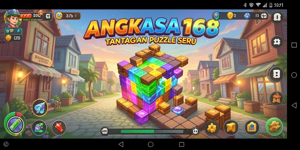 Gambar gameplay menantang dari ANGKASA168 dengan elemen Puzzle yang menarik.