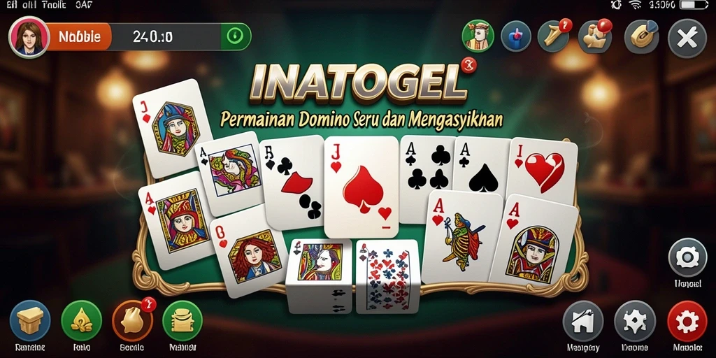 Gameplay seru INATOGEL dengan teman-teman di Domino.