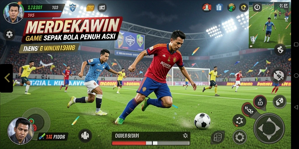 Gameplay MERDEKAWIN yang menarik dan penuh aksi.