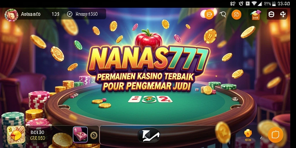 Tampilan permainan Kasino seru di NANAS777 dengan grafis mengesankan.