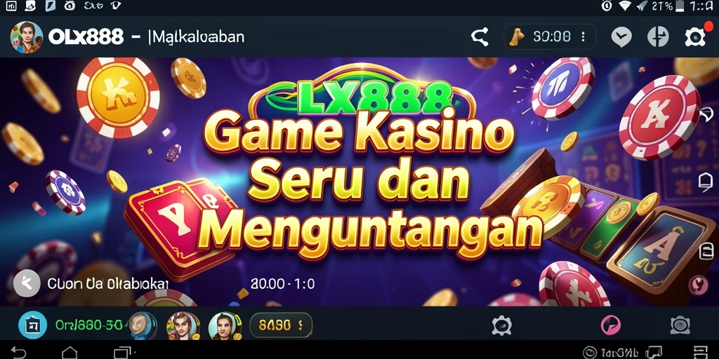 Tampilan menarik dari gameplay OLX888 di dunia Kasino.