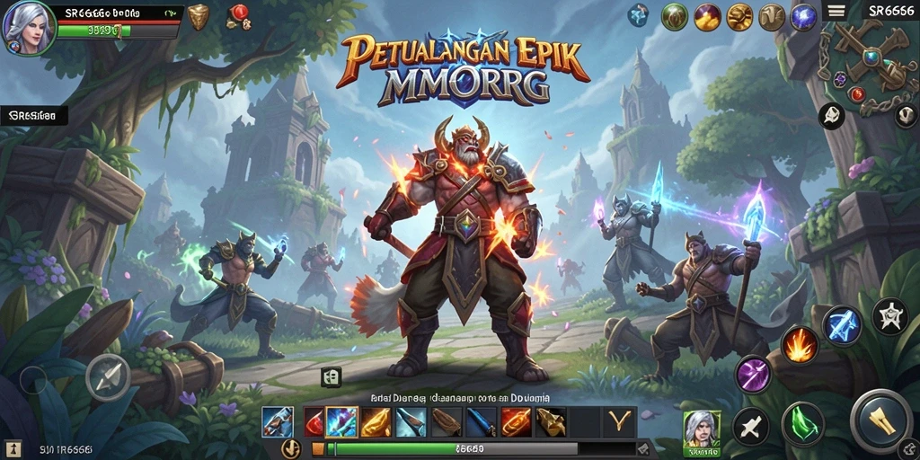 Gameplay SR6666 yang seru dan menegangkan dalam dunia MMORPG.
